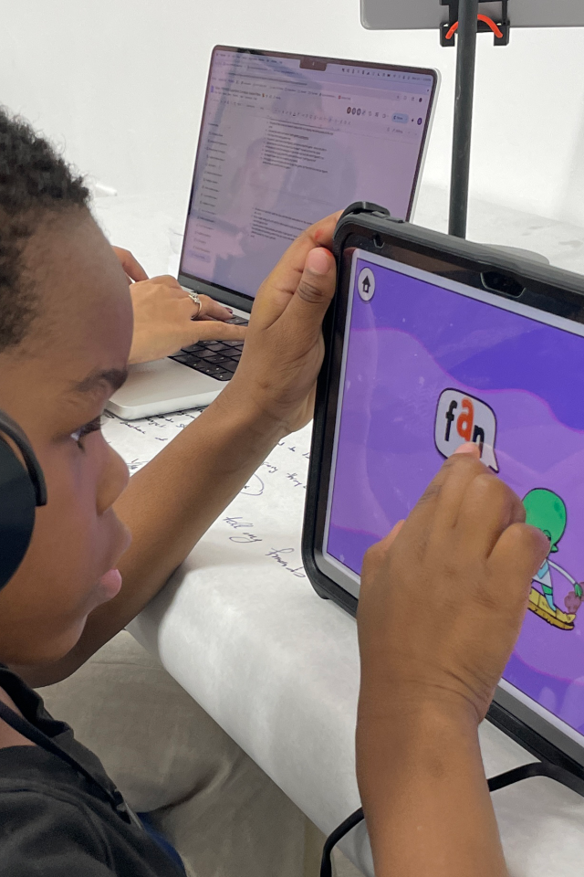 Co-Designing phonics app Superfonik